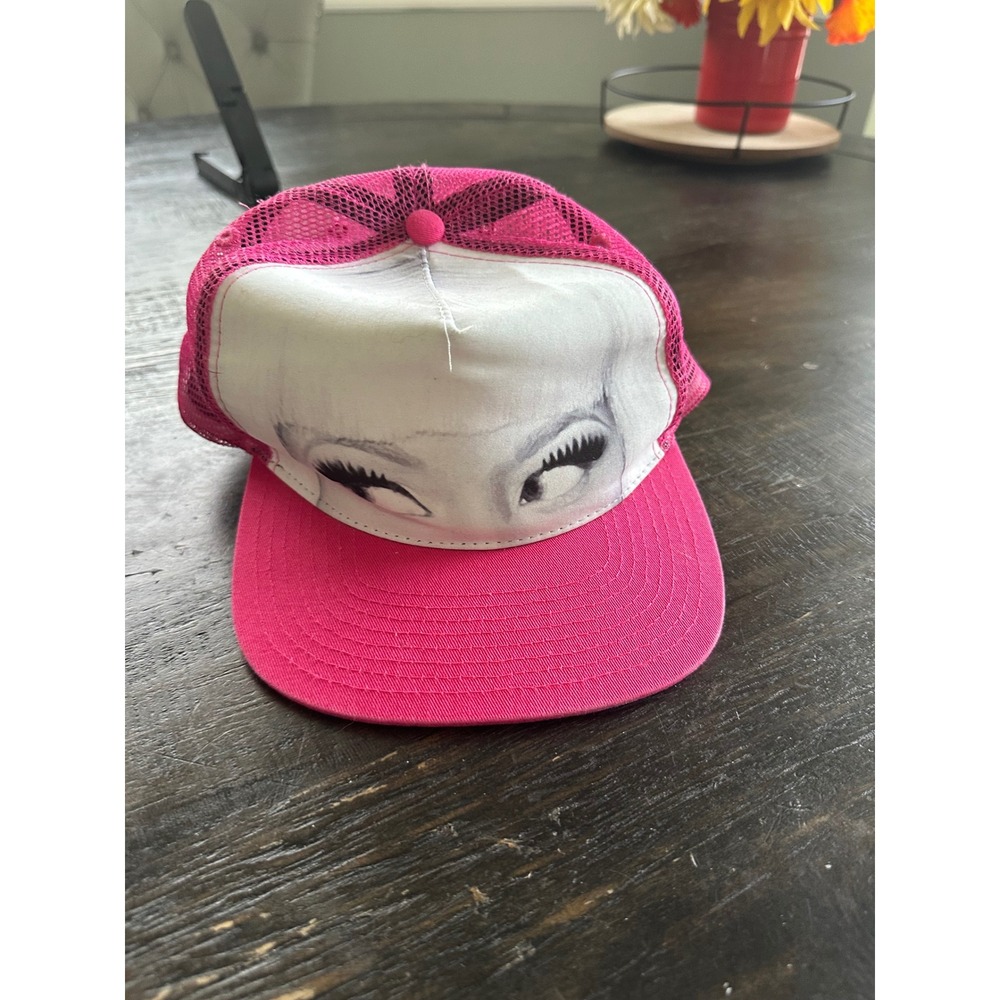Nicki Minaj Pink Trucker Hat Kuu Pretty Gang Graphic Snapback Mesh Cap Official